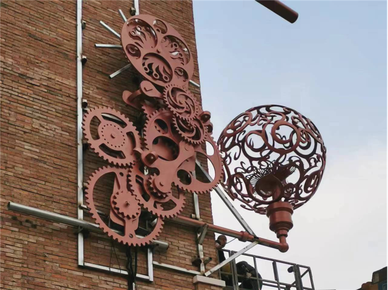 創(chuàng)意景觀(guān)小品，激活九江大中路商業(yè)街客流